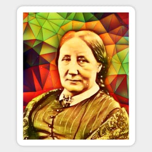 Elizabeth Gaskell Snow Portrait | Elizabeth Gaskell Snow Artwork 9 Magnet